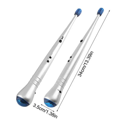 Electronic Air Drum Sticks With LED & Rhythm Sound Wireless Motion Sensor Drumsticks For Kids & Adults, Fun Musical Toy