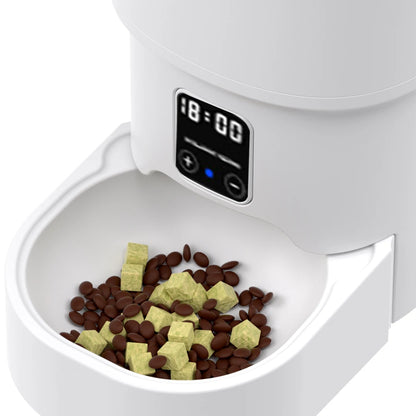 4L USB Smart Button WIFI APP Video Pet Feeder Automatic Cat Food Dispenser Bowl Dog Slow Food Feeder With Timed Camera Feeder