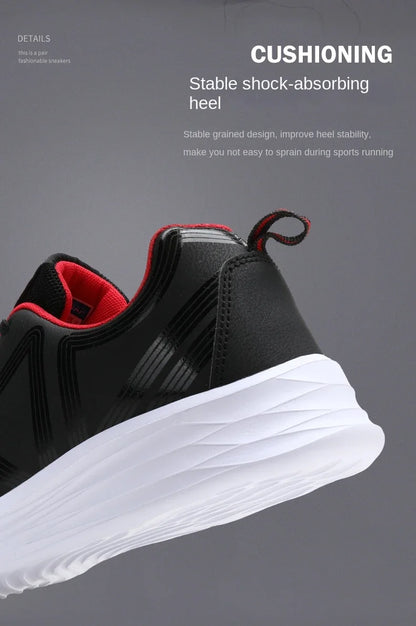 Black Sneakers Comfortable Sports Running Shoes For Men Tenis Masculinos Autumn Lightweight Casual Shoe Zapatillas Hombre