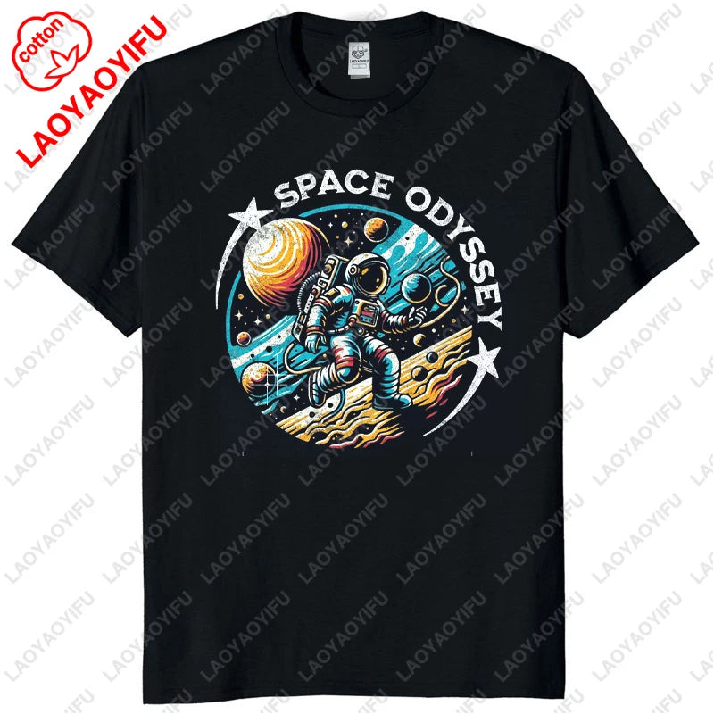Funny Flat Earth Astronaut Well That Sucks T-Shirt Retro Male T Shirts Summer Breathable Outdoors Woman Man Graphic T Shirts
