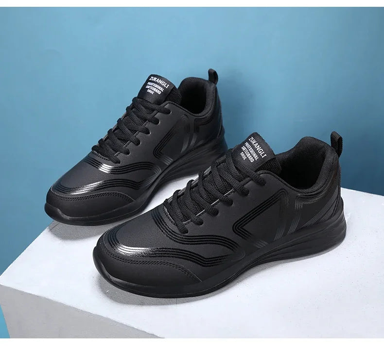 Black Sneakers Comfortable Sports Running Shoes For Men Tenis Masculinos Autumn Lightweight Casual Shoe Zapatillas Hombre