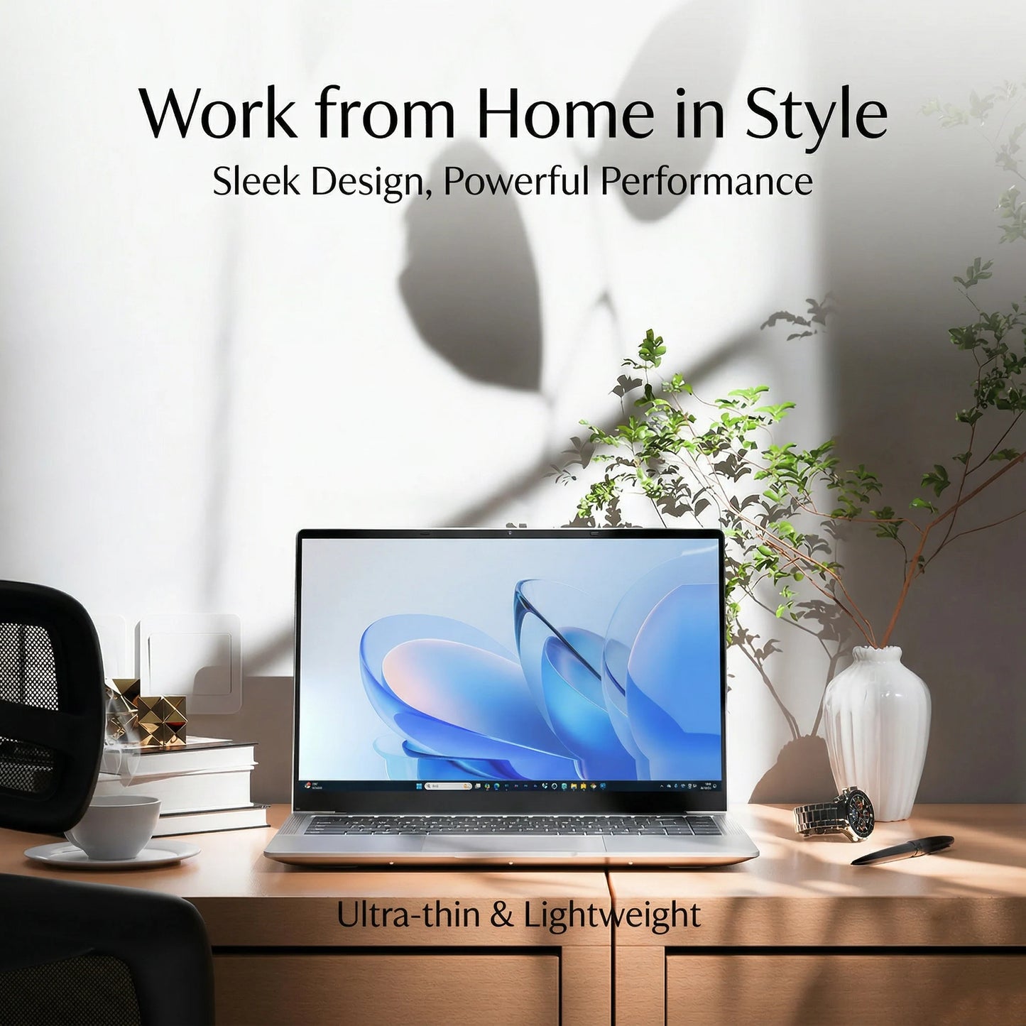 New Ultra Slim 14.1 Inch Laptop Intel 4405U 16GB RAM 2TB SSD 1920*1080 FHD Display Windows 11 Pro Office Study Computer