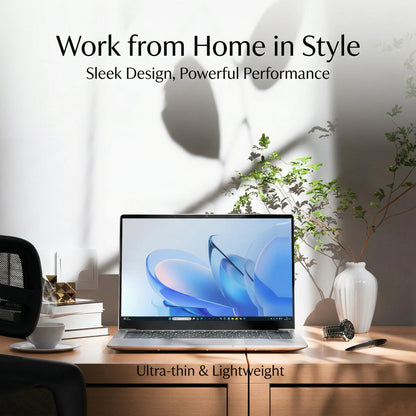 New Ultra Slim 14.1 Inch Laptop Intel 4405U 16GB RAM 2TB SSD 1920*1080 FHD Display Windows 11 Pro Office Study Computer