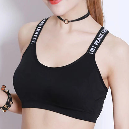 Sexy Push Up Padded Gym Vest Sports Bra
