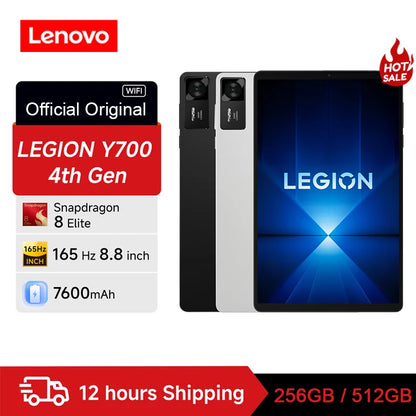 Original Lenovo Legion Y700 4th Gen 256GB 512GB Snapdragon 8 Elite 8.8" 165Hz Display 7600mAh 68W Charging Gaming Tablet PC