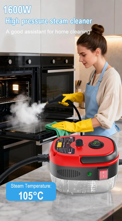 Portable Handheld High Pressure Steam Cleaner Household Multifunctional Steam Cleaning Machine Kitchen Hood Air Conditioner Car