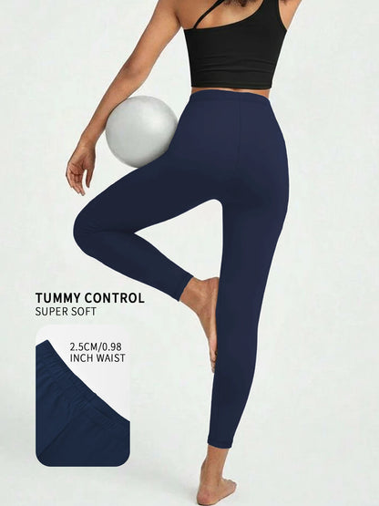Women's Low Rise Workout Leggings - Super Soft High Elastic Tights for Yoga Running Training Daily Life