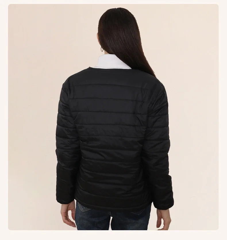 Smart Heating Cotton Jacket V-Neck Inner Wear 24 Zones Electric Thermal Insulation Clothes Motorcycle Riding Vest Heat Retention
