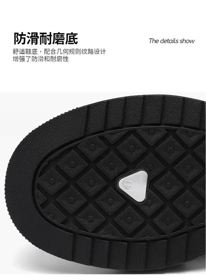 Sneakers for Men High Quality Leather Casual Shoes Thick-soled Vulcanized Shoes Lace Up Platform Tennis Shoes Chaussure Hommes