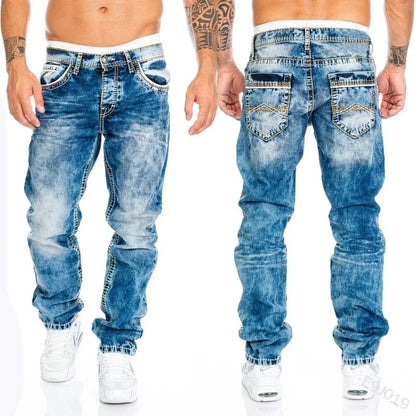 Stretch Slim Baggy Jeans