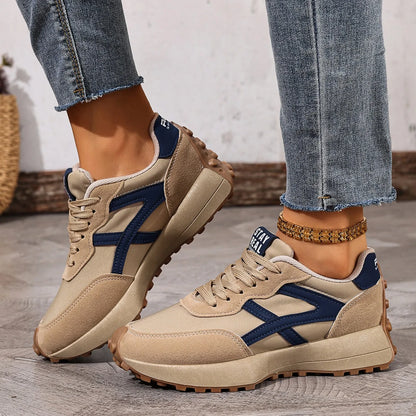 Women Sneakers 2025 New Leisure Running Shoes Fashion Designer Leather Sneakers Women Luxury Platform Sports Shoes for Women