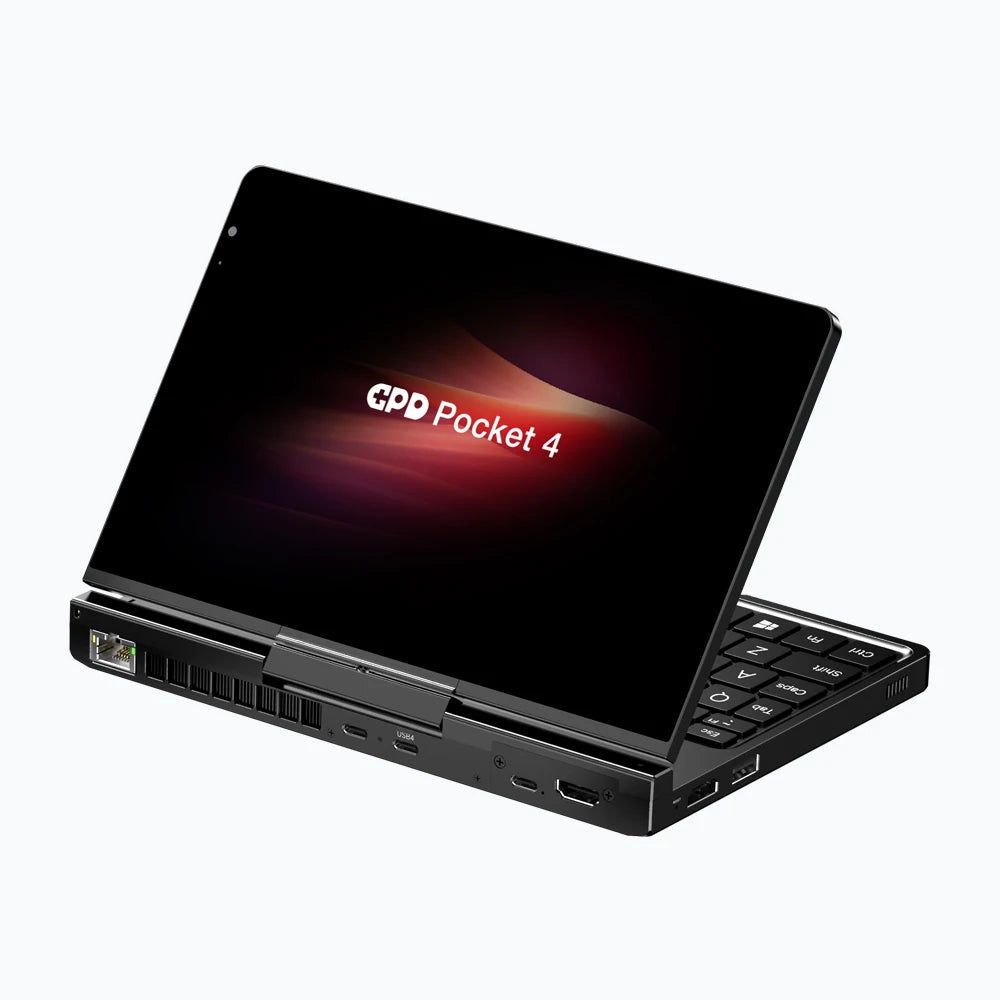 New 2025 version! GPD Pocket 4 8.8-inch AMD Ryzen AI 9 HX 370/8840U 64GB RAM 2TB NVMe Mini Laptop Computer for business
