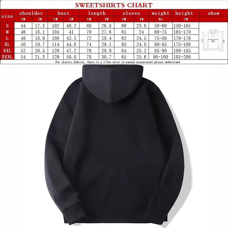 Anime Print American Streetwear Hoodie