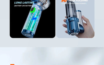 SZUK New Powerful Car Vacuum Cleaner Strong Suction Handheld Cleaning Machine Dust Blower Portable Mini Vacuum Cleaner for Cars